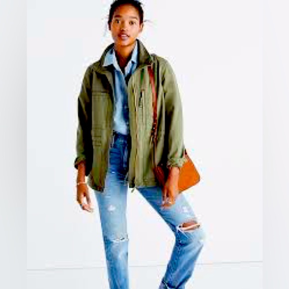 Gorgeous Madewell Fleet Olive Green Jacket - XS - Picture 2 of 13